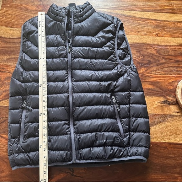 Free Country Down Filled Puffer Vest Medium Black - Picture 6 of 7